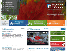 Tablet Screenshot of cambioclimaticocr.com